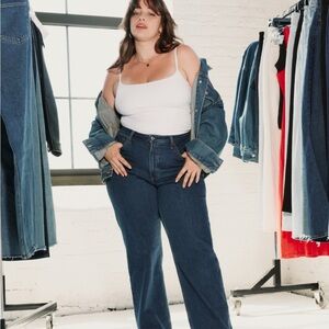 Abercrombie & Fitch Dark Blue Straight Leg Jeans NWT